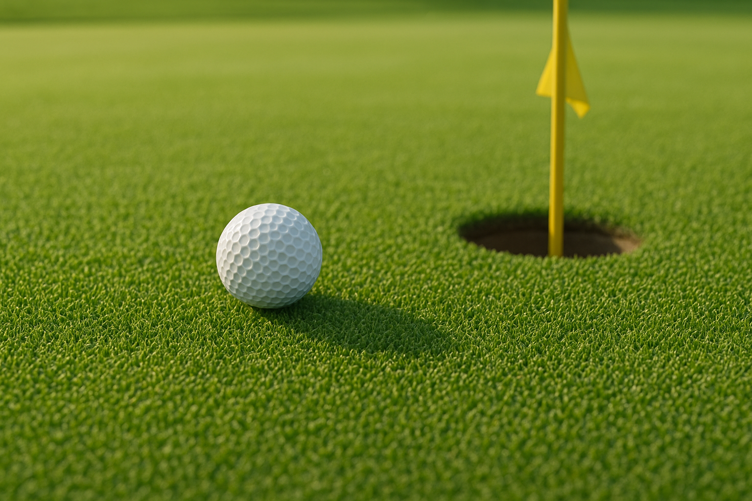Golf Putting Green Detail